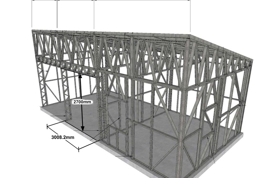 C003B. Warehouse canopy 10.2х5.2m.