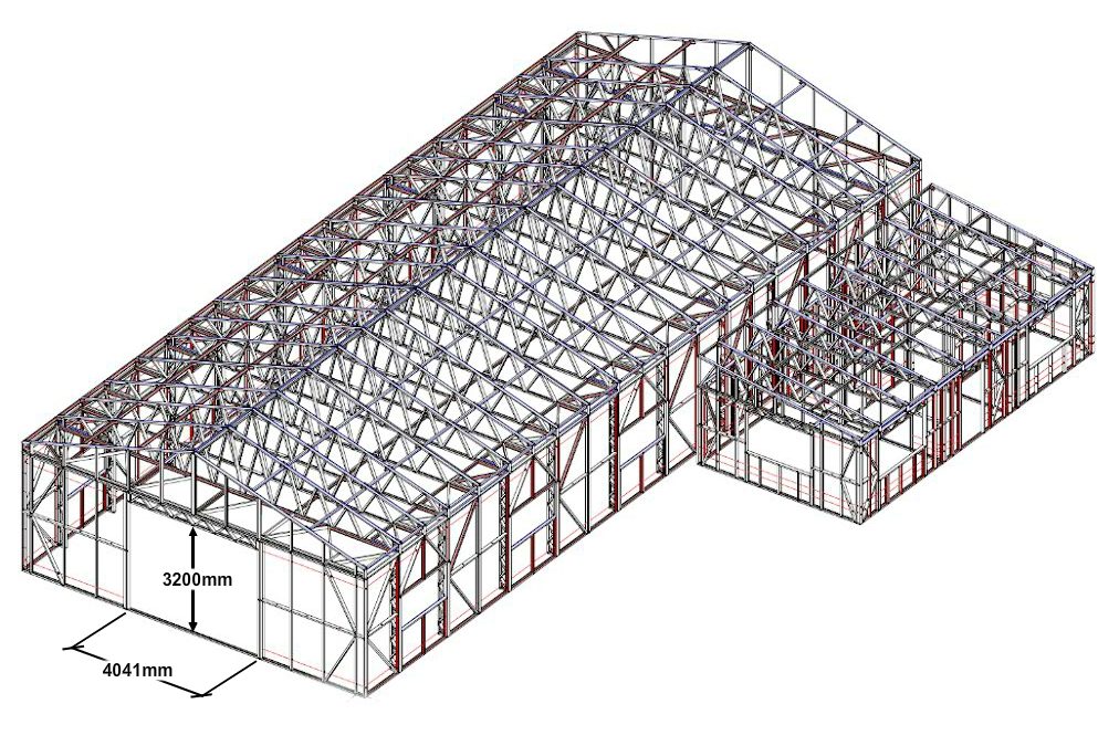 D004B Ангар 10x24m